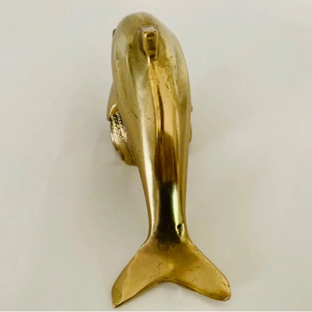 Vintage brass dolphin figurine Kmart